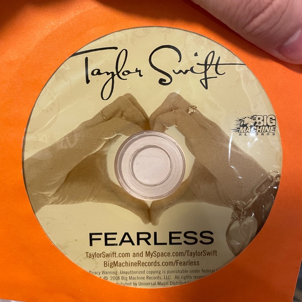 Vintage Taylor Swift Fearless CD